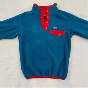 Patagonia Kids Blue and Red Fleece